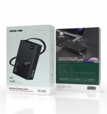 پاور بانک قابل حمل گرین لاین Green Lion Retractable Power Bank 35 W 10000 mAh ساعت مدل 47227