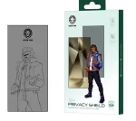 گلس پرایوسی گرین لاین سامسونگ اس 24 اولترا Green Lion 9H Privacy Shield fingerprint Unlock S24 Ultra