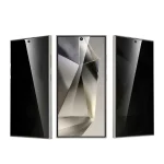 گلس پرایوسی گرین لاین سامسونگ اس 24 اولترا Green Lion 9H Privacy Shield fingerprint Unlock S24 Ultra