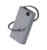 پاور بانک قابل حمل گرین لاین Green Lion Retractable Power Bank 35 W 10000 mAh ساعت مدل 47227