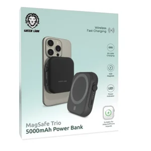 پاوربانک گرین لاین MagSafe Trio 5000 Powerbank