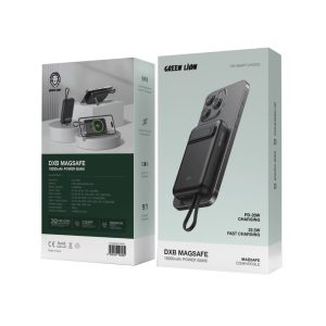 پاوربانک گرین لاین DXB MagSafe Powerbank 10000