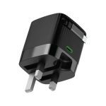 آداپتور GaN گرین لاین مدل 65 وات با کابل جمع‌شوند