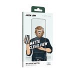 گلس تمام صفحه تمام چسب آیفون گرین لاین Apple iPhone 16 Pro Max Green Lion 9H Steve Matte