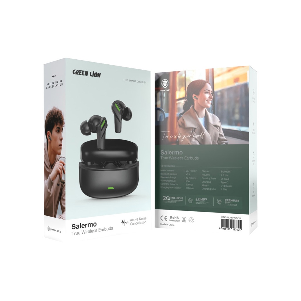 green گرین لاین مدل Salermo TWS Earbuds