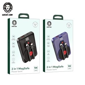 پاوربانک گرین لاین مدل 2in1 MagSafe 10000 Powerbank