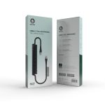 کابل فنری تایپ سی به لایتنینگ گرین لاین