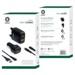 شارژر 4 در 1 گرین لاین 4in1 Combo