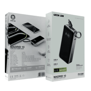 پاوربانک 10000 گرین لاین Madrid 10