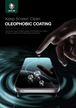 محافظ صفحه نمایش سه‌بعدی سیلیکونی پلاس آیفون 17 پرو مدل High Definition Edge برند گرین لاین