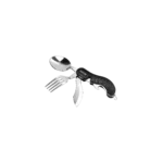 ست قاشق و چنگال چندکاره مشکی مدل 4in1 گرین لاین