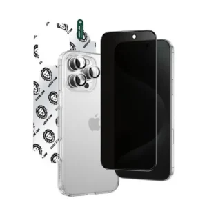 پک محافظ ۴ در ۱ پرایوسی آیفون ۱۶ پرو مکس گرین‌لاین مدل Defender Pack