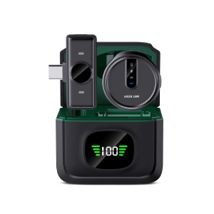 میکروفون یقه‌ای بی‌سیم گرین لاین مدل GM-88X با نمایشگر دیجیتال