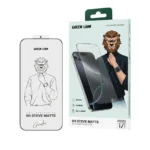 محافظ صفحه مات آیفون 17 پرو مکس مدل Steve Matte AG گرین‌لاین – 9H