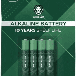 باتری نیم‌قلمی آلکالاین گرین لاین مدل GNAKBAAA بسته ۴ عددی