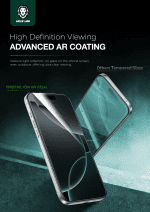 محافظ صفحه شفاف آیفون 17 پرو مکس مدل Albert AR گرین لاین