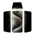 محافظ صفحه حریم خصوصی 360 درجه 3D آیفون 16 پرو مکس مدل Anthony گرین لاین