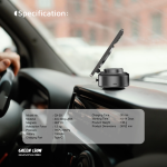 هولدر مغناطیسی خودرو گرین لاین مدل GX-29 با مکش هوشمند و شارژ Type-C