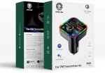 شارژر فندکی و اف‌ام ترنسمیتر گرین لاین مدل Car FM Transmitter Kit