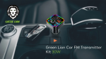 شارژر فندکی و اف‌ام ترنسمیتر گرین لاین مدل Car FM Transmitter Kit
