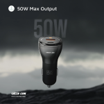 شارژر فندکی دو پورت گرین لاین مدل DUAL توان ۴۰ وات