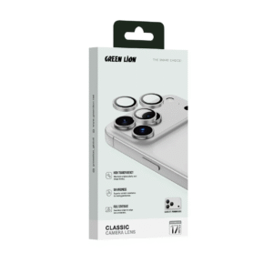 محافظ لنز دوربین کلاسیک آیفون 17 پرو و 17 پرو مکس مدل Classic گرین‌لاین