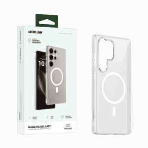 کاور گوشی شفاف گلکسی S25 اولترا مدل MagSafe Delgado گرین لاین