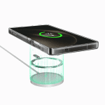 کاور گوشی شفاف گلکسی S25 اولترا مدل MagSafe Delgado گرین لاین