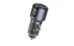 شارژر فندکی دو پورت خودرو PD+QC مدل Dual Port 75W گرین لاین