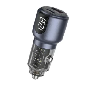 شارژر فندکی دو پورت خودرو PD+QC مدل Dual Port 75W گرین لاین