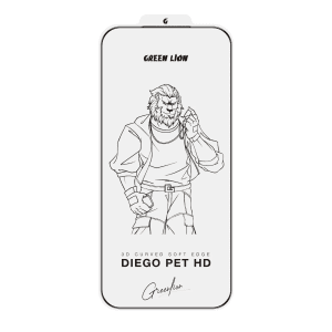محافظ صفحه دیگو پت آیفون 17 پرو مدل HD ضد‌خش گرین لاین