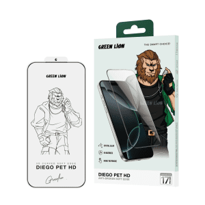 محافظ صفحه دیگو پت شفاف آیفون 17 پرو مکس مدل HD گرین لاین