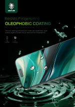 محافظ صفحه ضدخط و نرم آیفون 16 پرو مدل Diego Pet HD گرین لاین