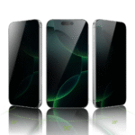 گلس پرایوسی سه‌بعدی آیفون 17 پرو مکس PV-Pet Pro فول‌کاور گرین لاین – مشکی