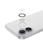 لنز دوربین آیفون ۱۷ شفاف مدل Duo گرین لاین