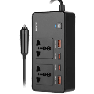 اینورتر فندکی خودرو گرین لاین مدل GC-200 توان 200 وات