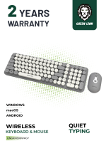 کیبورد و ماوس بی‌سیم گرین لاین مدل GKM-300