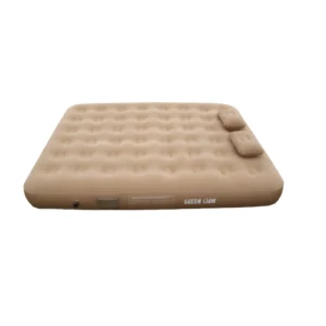 تشک بادی اتوماتیک داخل‌سازه GMT-200 گرین لاین مدل Automatic Inflatable Mattress رنگ بژ