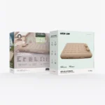 تشک بادی اتوماتیک داخل‌سازه GMT-200 گرین لاین مدل Automatic Inflatable Mattress رنگ بژ