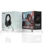 هدفون گیمینگ GP32X مشکی مدل سه رنگ نورپردازی گرین لاین