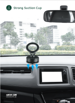 پایه نگهدارنده مکشی مگ‌سیف گرین لاین مدل GX-40؛ ترکیب قدرت، طراحی و کارایی