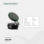 پایه نگهدارنده گوشی گرین لاین GX‑41 مگ‌سیف وکیومی؛ ترکیب قدرت و طراحی هوشمند