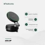 پایه نگهدارنده گوشی گرین لاین GX‑41 مگ‌سیف وکیومی؛ ترکیب قدرت و طراحی هوشمند