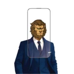 گلس iPhone 16 Pro مدل Sir Louis 3D Curved گرین لاین