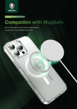 قاب مگ سیف گرین لاین مدل Delgado برای آیفون 16 پرو – محافظ شفاف و باریک با دوام بالا