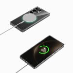 کاور گرین لاین مدل crystal clear magsafe مناسب برای گوشی موبایل سامسونگ Galaxy S25 Ultra