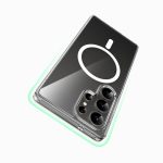 کاور گرین لاین مدل crystal clear magsafe مناسب برای گوشی موبایل سامسونگ Galaxy S25 Ultra