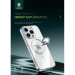 قاب مگ‌سیف شفاف گرین لاین مدل Delgado مناسب آیفون 16 پرو مکس