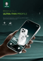 قاب مگ‌سیف شفاف گرین لاین مدل Delgado مناسب آیفون 16 پرو مکس