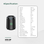 دستگاه بخور گرین لاین Mini Bakhour Pro با اسپیکر قرآن